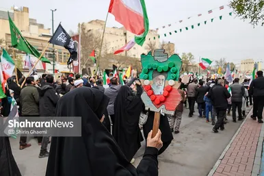 گزارش تصویری | راهپیمایی روز قدس ۱۴۰۴ در مشهد-۲