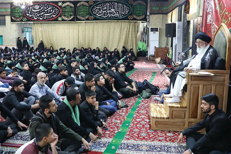 دانش‌آموزان خراسانی در کلاس درس اربعین