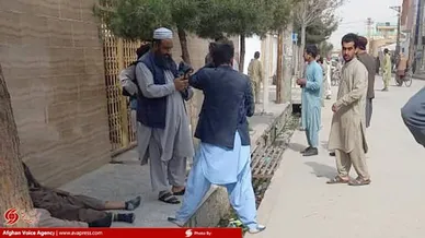 عکس‌هایی از حمله دیروز به خبرگزاری صدای افغان در شهر مزار شریف