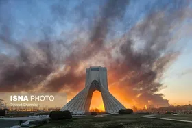 گزارش تصویری | آزادی پس از حملات امروز غرب تهران