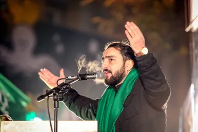 دسته عزای شام غریبان حضرت زهرا(س) در بلوار سجاد مشهد