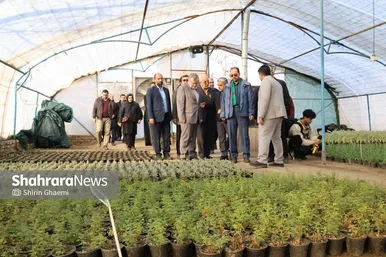 گزارش تصویری | بازدید از مرکز تولیدات سازمان پارک‌ها و فضای سبز