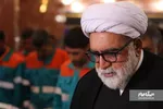 دیدار تولیت آستان قدس رضوی در نجف با پاکبان‌های مشهدی