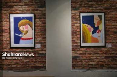 عکس‌هایی از نمایشگاه مشترک هنرمندان افغانستانی و ایرانی در مشهد