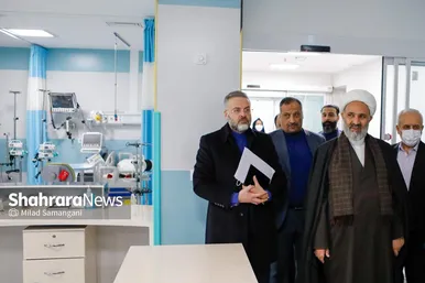 گزارش تصویری | بازدید حجت‌الاسلام نصرالله پژمانفر، رییس کمیسیون اصل نود مجلس، از بیمارستان فارابی مشهد