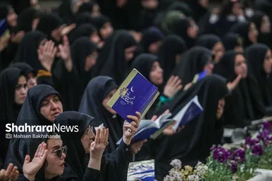 گزارش تصویری | مراسم احیا ویژه ناشنوایان در شب‌ بیست یکم ماه مبارک رمضان