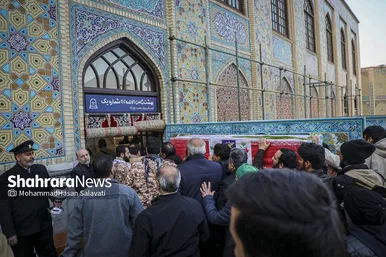 گزارش تصویری | مراسم تشییع پیکر مطهر شهید مدافع امنیت «مهدی ظریف» در مشهد ۲