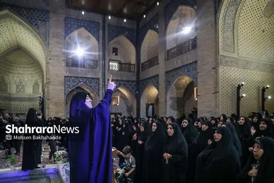 گزارش تصویری | مراسم احیا ویژه ناشنوایان در شب‌ بیست یکم ماه مبارک رمضان