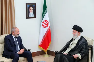 عکس‌هایی از دیدار شماری از میهمانان خارجی مراسم تحلیف با رهبر انقلاب اسلامی