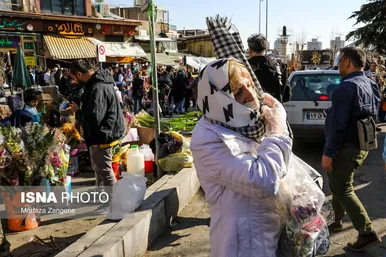 میدان تجریش در آستانه نوروز ۱۴۰۳