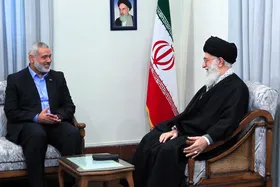 حماس: هنیه با رهبر انقلاب دیدار کرد