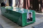 گزارش تصویری | تشییع پیکر شهید افغانستانی حملات اخیر اسرائیل به تهران