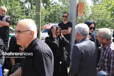 تشییع پیکر مرحوم «مهدی صباغی»