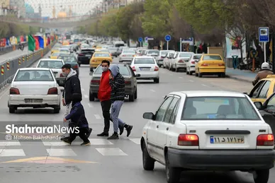 ورودی‌های شهر مشهد در آستانه نوروز ۱۴۰۱