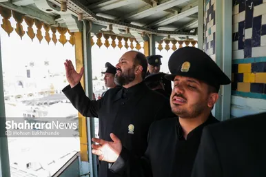 گزارش تصویری | آیین سنتی «صلا» در حرم مطهر رضوی هم‌زمان با نخستین روز از ماه محرم
