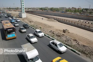 مشهد بر مدار عمران | تقاطع غیر همسطح مصلی