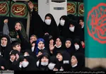 پنجمین شب عزاداری فاطمیه در محضر رهبر معظم انقلاب + تصاویر