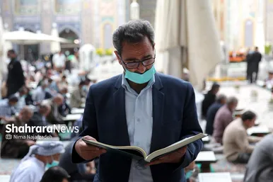ترتیل خوانی قرآن کریم در مسجد گوهرشاد حرم مطهر رضوی