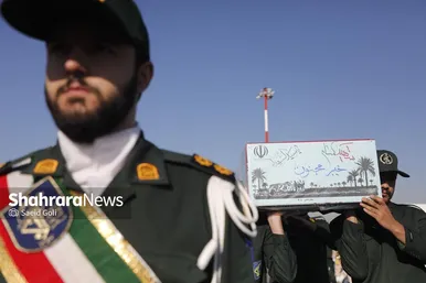 گزارش تصویری | مراسم استقبال از پیکر‌های مطهر ۱۴ شهید گمنام دفاع مقدس در مشهد (۶ آذر ۱۴۰۳)