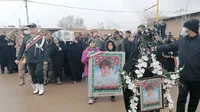 پیکر شهیده بهار سیفی، کوچکترین قربانی اغتشاشات به خاک سپرده شد (۲۵ دی ۱۴۰۴)