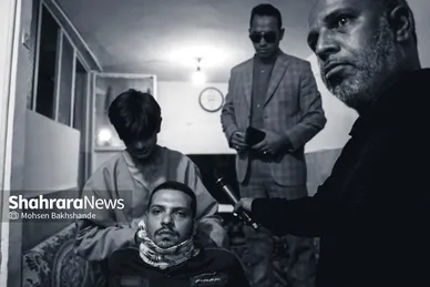 گزارش تصویری | بازسازی صحنه قتل در خیابان نامجو مشهد