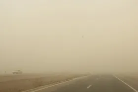 مسدود شدن ۲ جاده در خراسان رضوی براثر طوفان شن (۲۰ مهر ۱۴۰۲)