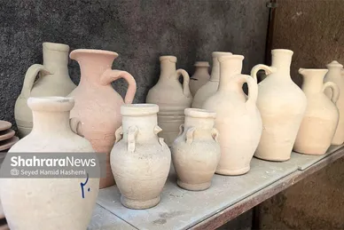 گزارش تصویری | کارگاه سفالگری