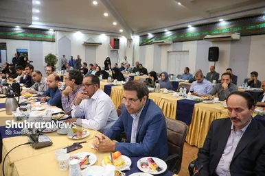نشست خبری شهردار مشهد مقدس با اصحاب رسانه