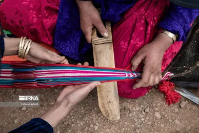 «شیردنگ بافی» در لرستان