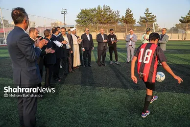 گزارش تصویری | افتتاح مجموعه ورزشی زندان مشهد با حضور رییس سازمان زندانهای کل کشور