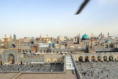 تصاویر هوایی از شهر مشهد و حرم مطهر رضوی
