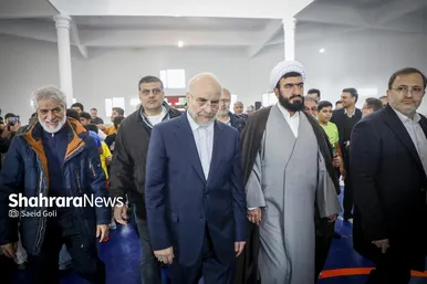 گزارش تصویری | افتتاح خانه کشتی طرقبه با حضور قالیباف، رئیس مجلس (۱۴ آذر ۱۴۰۴)