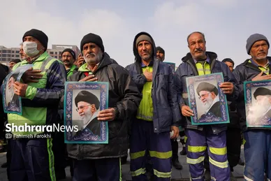 گزارش تصویری | مراسم تشییع پیکر شهید «عیسی علیپور» از شهدای خدمت شهرداری مشهد ۲