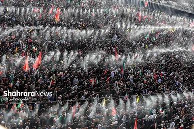 گزارش تصویری | عکس‌هایی از روز دوم وداع در مصلی بزرگ تهران (۱۴ تیرماه ۱۴۰۵)
