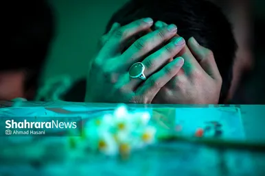 مراسم وداع با پیکر شهید مدافع حرم، محمد رضا بیات