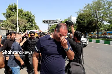 عکس‌هایی از مراسم تشییع پیکر مرحوم «علی اسعدی» فوتسالیست مشهدی