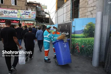 فعالیت پاکبان‌ها در روزهای پایانی ماه صفر