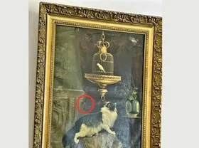 تابلو کمال&zwnj;الملک در کاخ گلستان با میخ پاره شد + عکس