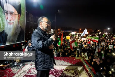گزارش تصویری | خونخواهی رهبر شهید در میدان فجر مشهد