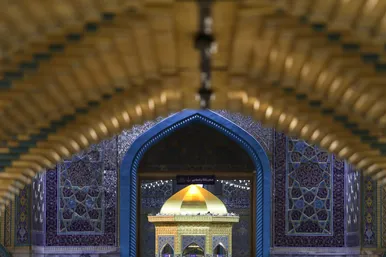  چراغانی حرم مطهر رضوی به مناسبت دهه کرامت
