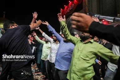 گزارش تصویری | «حسینیه حرم» میزبان عزاداران هندوستانی و پاکستانی