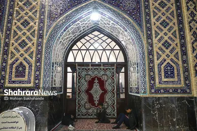 گزارش تصویری | آیین معنوی اعتکاف در حرم مطهر رضوی