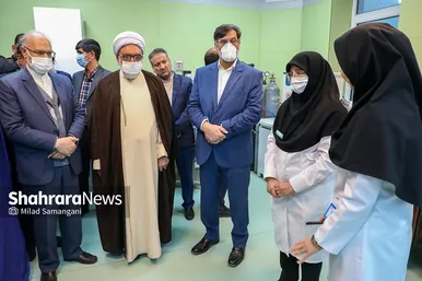 آیین بهره‌برداری از ۸ پروژه درمانی بیمارستان امام رضا (ع)
