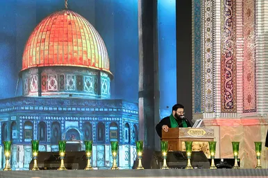مراسم احیاء شب 23 ماه رمضان در حرم مطهر رضوی