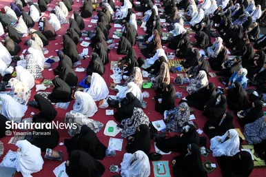 اقامه نماز عید سعید فطر در محله گلشهر (۲۲ فروردین ۱۴۰۳)