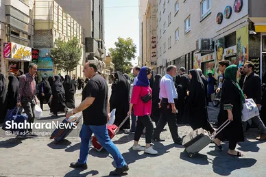 عکس‌هایی از مراسم جاماندگان اربعین در مشهد (۴ شهریور ۱۴۰۳)