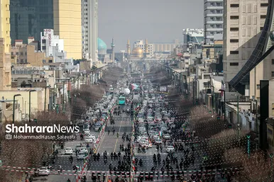 راهپیمایی خودرویی ۲۲ بهمن در مشهد - ۲