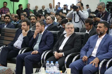 مراسم بهره برداری از پل دهرود