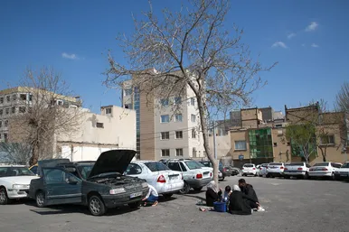 حضور زائران در خیابانهای اطراف حرم مطهر رضوی