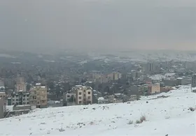 بارش برف شمال شرق تهران را سفیدپوش کرد (۱۷ بهمن ۱۴۰۲)